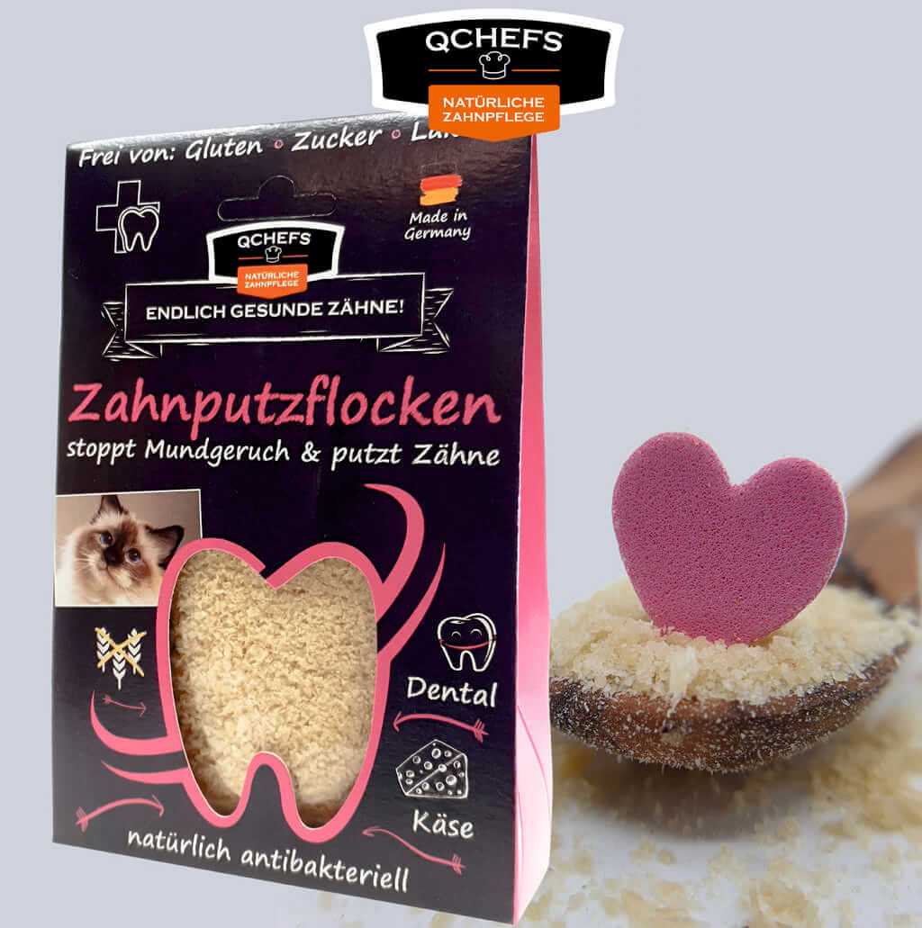 Zahnputzflocken Katze