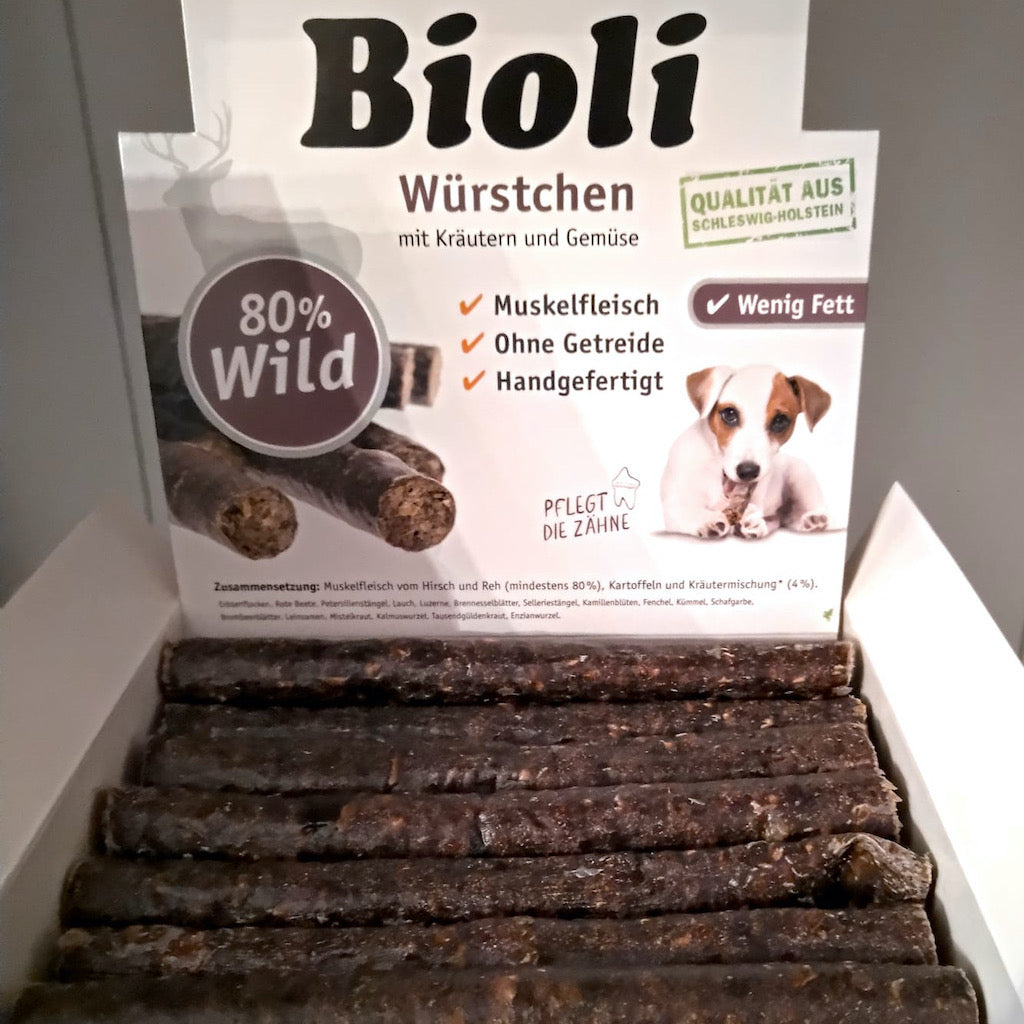Bioli WILD - Wildwürstchen für Hunde